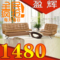 上下架计划:简约现代办公室 多功能沙发皮沙发床 创意办公沙发休闲舒适可躺