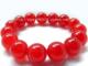 天然红玉髓手链12mm 天然红水晶