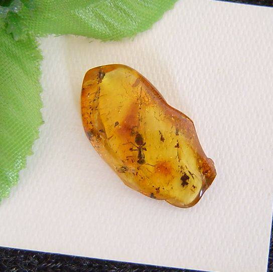 天然琥珀,◆<em>三姐妹</em>精石屋◆ 天然琥珀戒面 裸石