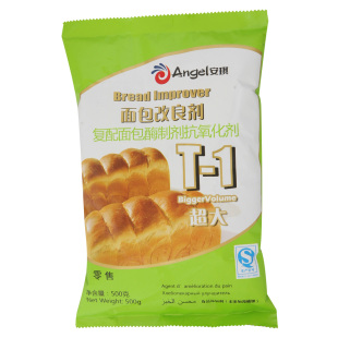  安琪酵母 面包改良剂 T-1超大 500g 面包粉伴侣 面包机烘焙原料
