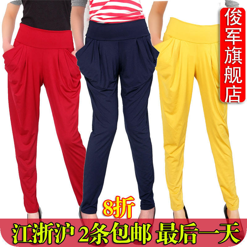 休闲哈伦裤 女 2012新款 韩版潮大码 女裤子2011欧美小脚裤萝卜裤