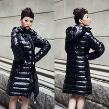 2011女装新款 品牌 舒淇 李冰冰 同款 <span class=H>羽绒</span><span class=H>服</span> 女 <span class=H>羽绒</span>衣 中长款