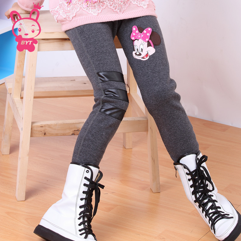 加厚抓绒棉打底裤...