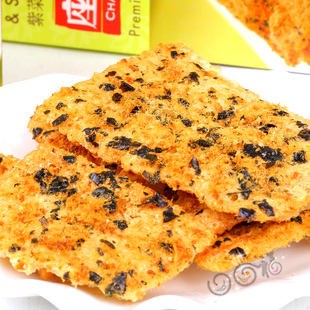  泰国进口食品 座山紫菜肉松饭焦乾/米饼 茉莉香米锅巴90（155）g