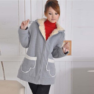Add your maternity dresses pregnant women with thick warm in autumn and winter coat jacket coat CB265