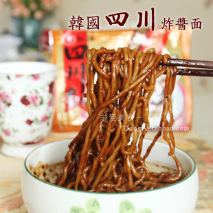  韩国进口 农心四川炸酱面 方便面 干拌速食泡面 137g 大面饼