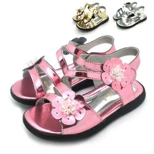  【清仓特价】明璐童鞋17852/53 夏款儿童凉鞋 女宝宝公主凉鞋