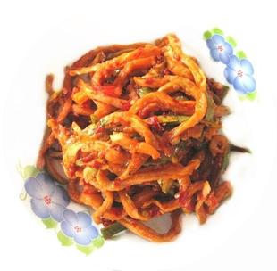  东北特产韩国泡菜朝鲜泡菜萝卜干下饭菜酱菜开胃食品6元包邮