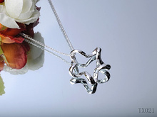 Tiffany collar de plata 925 collar personalizado moda femenina fina cadena de collar de Tiffany