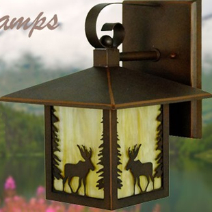 European-style outdoor Wall lamp outdoor lamp courtyard light Elk balcony dew waterproof and fog lamp Wall lamp Wall lamp