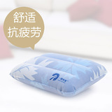简家 三金冠 一路有我植绒充气枕办公腰枕汽车靠枕睡眠抱枕 E9710