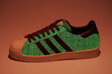 ADIDAS三叶草2012 Superstar80s G-SNEAK 荧光蛇纹板鞋男女潮
