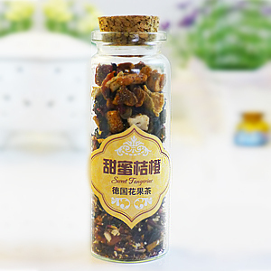  甜蜜桔橙/德国进口花果茶/花果茶/水果茶/10g迷你装/爱这茶语