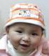 搬新家可调节可爱宝宝帽