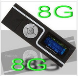 新款大S待机超级长15个小时MP3 8GB高清录音笔送布袋+收音机