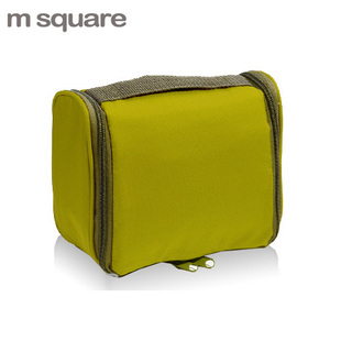  m square拉链防水旅行洗漱包 超大容量多功能分层杂物收纳盥洗包