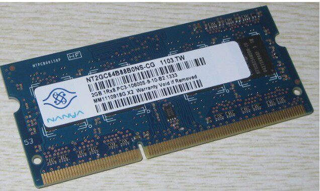 原装 <span class=H>南亚易胜</span> 南亚Nanya  DDR3 1333 2G 笔记本内存条 假一赔十