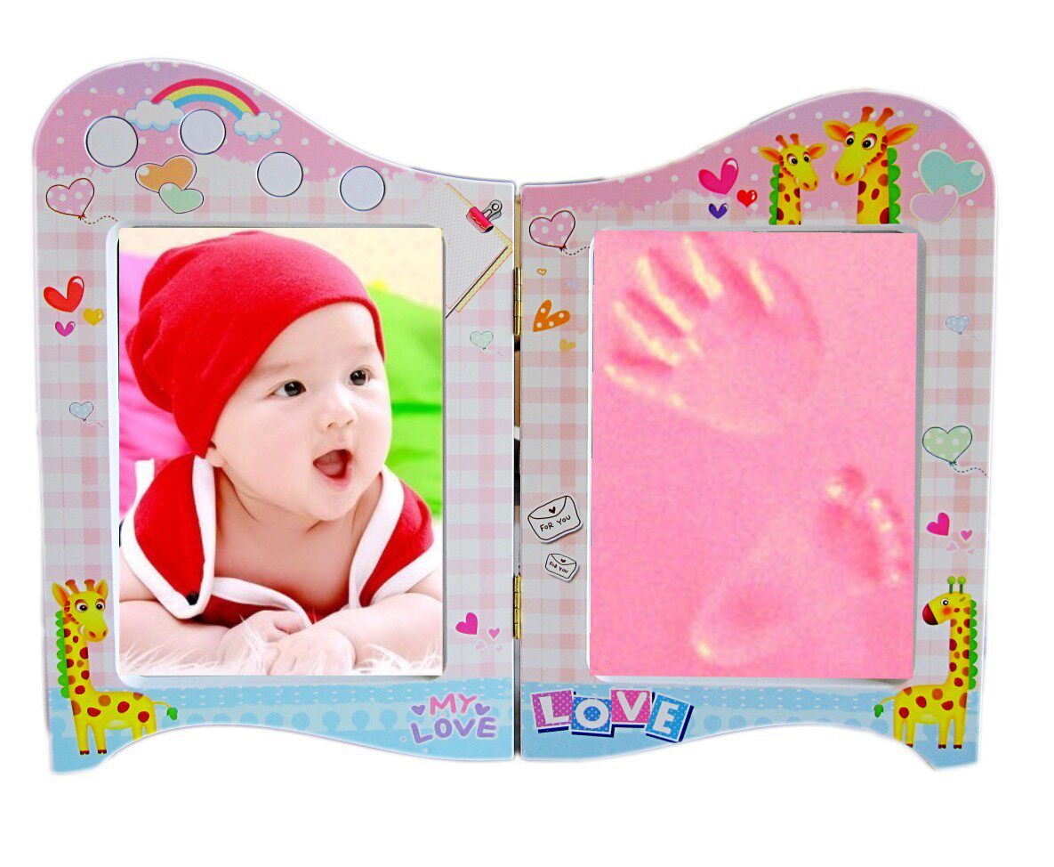 Newborn baby hand and footprint kits baby hand and foot prints handprint footprint baby handprint mud children's day gifts