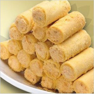  澳门特产 百年老字号 楷记 肉松鸡蛋卷(肉松口味)240g