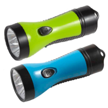 【文航】得力3661手电筒 LED手电筒 塑料外壳手电筒 普通家用电筒