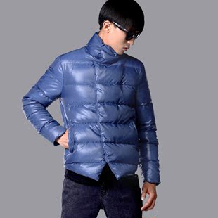  非池中 时尚男装 新款偏门襟 立领短款羽绒服24280003邮