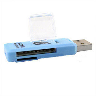 川宇 C296读卡器 Micro SD TF + SD卡 二合一读卡器 即插即用