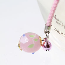 四叶草手机挂件 手机链 花朵 韩版 饰品 水晶 情侣【千年之花】