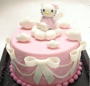  卡顿尔翻糖蛋糕 生日蛋糕系列 Kitty天使 6寸