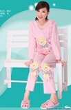 经典维尼熊哺乳衣四季款套装  哺乳衣 月子服怀孕都可穿可调节