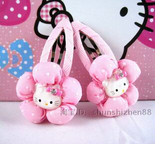  韩国儿童头饰品女童发夹子学生发卡公主梅花KITTY BB夹满包邮对装