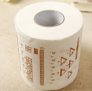 卷纸巾搞笑厕纸数独有趣手纸筒纸面巾纸英语卫