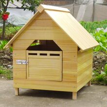实木中小大型狗屋木质狗窝木制犬舍狗房子宠物窝宠物房猫屋猫窝
