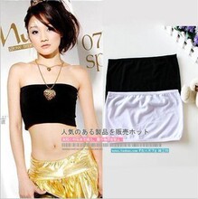 淑女必备 莫代尔棉 黑色白色抹胸 裹胸 不透明打底衫