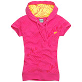 NIKE/耐克 2010夏女款 最新运动款连帽休闲短袖/T恤 四色 6096#