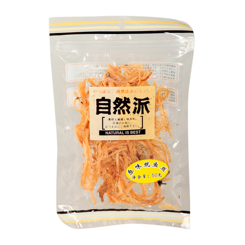 【天猫超市】 自然派原味鱿鱼丝美味 可口 80后零食 小吃 50g/包