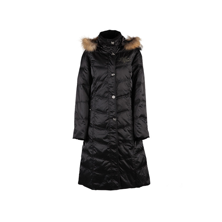 09新款 雪中飞<span class=H>羽绒服</span> 女中毛帽面包服 XR7130-3