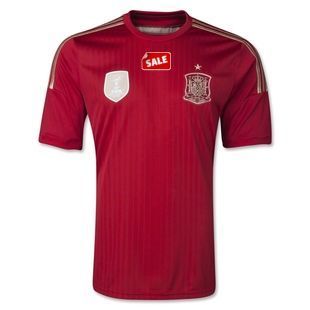 极品泰版2014世界杯西班牙球衣9号长袖球员版