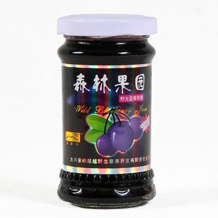  大兴安岭特产超越森林果园纯野生蓝莓果酱170克批发特价整箱包邮