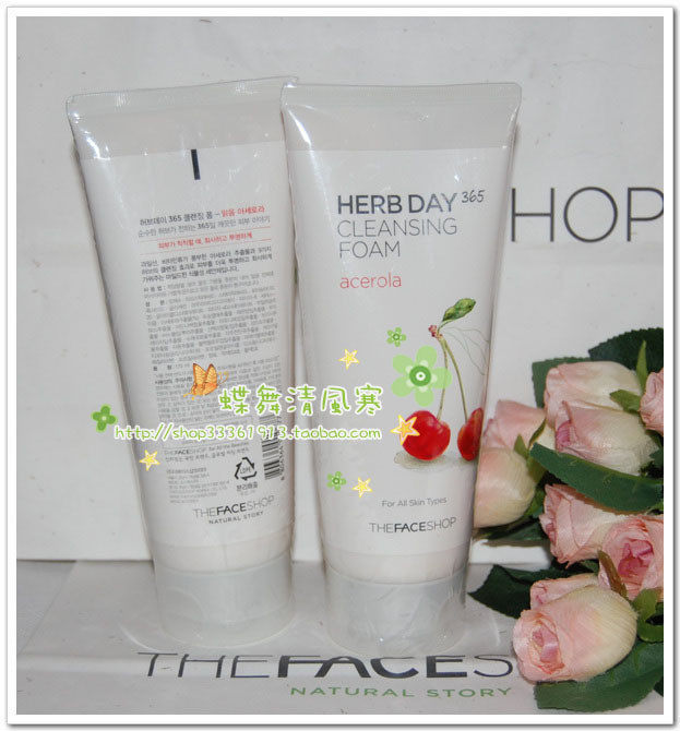 皇冠-韩国直送㊣The face shop樱桃泡沫洗面奶170ml-保湿 收毛孔 皇冠-韩国直送㊣The face shop樱桃泡沫洗面奶170ml-保湿 收毛孔