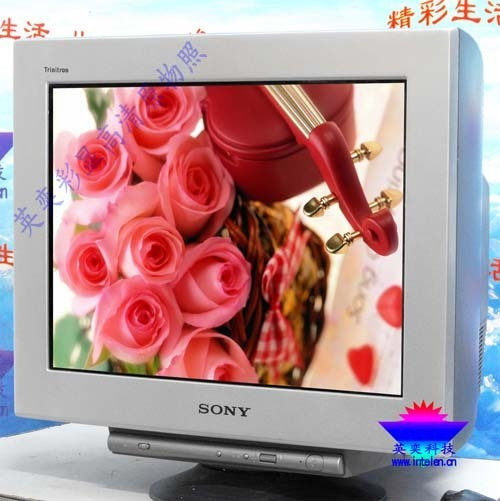 全新效果不改电阻21寸纯平CRT专业显示器索尼SONY F520原膜加价