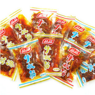  2斤包邮 四川特产 品品牛板筋 香辣麻辣混合250g 小包称重 爽够味