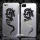 iphone4s手机壳 iphone4手机套 苹果4保护套 中国龙金属浮雕外壳
