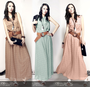 2012 New Elegant Bohemia long dress