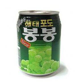 韩国进口 海太粒粒果肉葡萄果汁 含果肉 饮料 超好喝 238ml