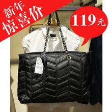 <span class=H>ZA</span><span class=H>RA</span>正品代购2011春季新款韩版潮女包百魅格菱链条欧美时尚单肩包