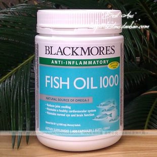  现货特价 澳洲Blackmores百丽康美深海鱼油胶囊1000mg高含量400粒