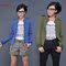 2012新款春裝韓版小外套品質肩章雙排扣短女裝外套包郵
