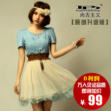 vivi��־��2012���¿�ŷ������ţ����ɴѩ����˿�廨����ȹL80112