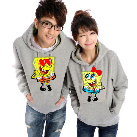【摩凡希服饰旗舰店】<em>情侣秋</em>冬装<em>外套</em>海绵宝宝