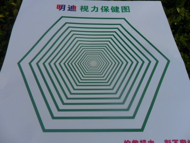正品视力保健图 增视图 近视远视图远眺图 视力表 缓解眼疲劳散光